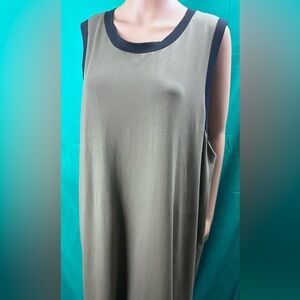 Calvin Klein dress Sleeveless Olive Green Size 2X